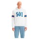 суичър,мъжки,пуловери,levi´s,®,standard,graphic,hoodie,white,(501,stripe,hoodie,white+)