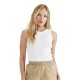тениска,дамски,тениски,dockers,rib,knit,sleeveless,t,shirt,lucent,white,(white)
