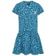 рокля,дамски,поли,и,рокли,hummel,flowy,aop,short,sleeve,dress,blue,(blue,coral)