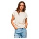 тениска,дамски,тениски,pepe,jeans,linda,short,sleeve,t,shirt,beige,(buff)