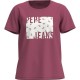 тениска,дамски,тениски,pepe,jeans,lucie,short,sleeve,t,shirt,pink,(dark,blush)