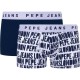 боксерки,дамско,бельо,дамски,бикини,и,танкини,pepe,jeans,allover,logo,trunk,boxers,2,units,white,blue,(dulwich)