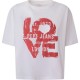 тениска,дамски,тениски,pepe,jeans,nicoletta,short,sleeve,t,shirt,red,(white)