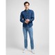 риза,с,дълъг,ръкав,мъжки,ризи,lee,button,down,long,sleeve,shirt,mid,stone,(blue)