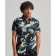 риза,с,къс,ръкав,мъжки,ризи,superdry,vintage,hawaiian,short,sleeve,shirt,aya,black,floral,(black)