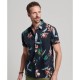 риза,с,къс,ръкав,мъжки,ризи,superdry,vintage,hawaiian,short,sleeve,shirt,blue