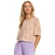 тениска,дамски,тениски,roxy,power,check,short,sleeve,t,shirt,orange,(snow,white,sol,power)
