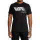 тениска,мъжки,тениски,rvca,va,blur,short,sleeve,t,shirt,black,(black)