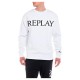 блуза,мъжки,пуловери,replay,m6527.000.22890p,sweatshirt,white,(white)