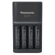 батерии,eneloop,bq,cc55,+4aa,battery,charger,silver,(black)