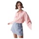 риза,с,дълъг,ръкав,дамски,блузи,дамски,ризи,salsa,jeans,lyocell,long,sleeve,shirt,pink,(light,pink)