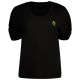 тениска,дамски,тениски,salsa,jeans,mini,logo,short,sleeve,t,shirt,black,(black)