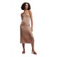 потник,дамски,поли,и,рокли,superdry,satin,cami,slip,sleeveless,midi,dress,brown,(woodsmoke)