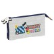 канцеларски,принадлежности,safta,triple,pencil,case,multicolor,(grey)