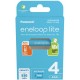 батерии,eneloop,bk,4lcce,4be,550mah,rechargeable,battery,4,units,silver,(silver)