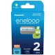 батерии,eneloop,bk,4mcde,2be,800mah,rechargeable,battery,2,units,silver,(silver)