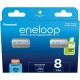 батерии,eneloop,bk,4mcde,8be,800mah,rechargeable,battery,8,units,silver,(silver)
