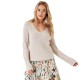 блуза,дамски,пуловери,дамски,плетени,дрехи,garcia,z0008,sweater,almond,(beige)