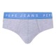 мъжко,бельо,pepe,jeans,logo,low,rise,slips,2,units,grey,(grey,marl)