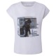 тениска,дамски,тениски,pepe,jeans,marguerite,short,sleeve,t,shirt,grey,(white)