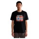 тениска,мъжки,тениски,napapijri,s,guiro,short,sleeve,t,shirt,black,(multicolor)