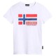 тениска,детски,тениски,napapijri,s,zamora,t,shirt,flag,colored,(white)