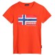 тениска,детски,тениски,napapijri,s,zamora,t,shirt,red,cherry,(orange)