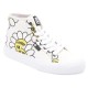 обувки,дамски,маратонки,dc,shoes,manual,hi,txse,trainers,white,black,flower,(white)
