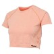тениска,дамски,тениски,hummel,cropped,seamless,short,sleeve,t,shirt,orange,(canyon,sunset,melange)