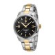 часовник,часовници,maserati,successo,44,mm,3h,black,dial,br,ss+yg,watch,golden