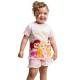 пижама,детски,пижами,disney,princess,short,sleeve,pyjama,pink,(pink)
