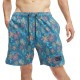 бански,гащета,мъжки,бански,костюми,hydroponic,16´,tropical,swimming,shorts,blue,(blue)