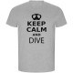 тениска,мъжки,тениски,kruskis,keep,calm,and,dive,eco,short,sleeve,t,shirt,heather,grey,(grey)