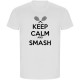 тениска,мъжки,тениски,kruskis,keep,calm,and,smash,eco,short,sleeve,t,shirt,white