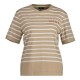тениска,дамски,тениски,gant,logo,striped,short,sleeve,t,shirt,beige