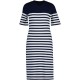 рокля,дамски,поли,и,рокли,gant,striped,short,sleeve,dress,blue