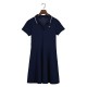 рокля,детски,поли,и,рокли,gant,piqué,short,sleeve,dress,blue