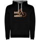 суичър,мъжки,пуловери,kruskis,bike,addict,two,colour,hoodie,black,grey,(black)