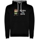 суичър,мъжки,пуловери,kruskis,born,to,bmx,two,colour,hoodie,black,grey,(black)