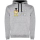 суичър,мъжки,пуловери,kruskis,born,to,swim,two,colour,hoodie,heather,grey,black,(grey)