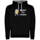 суичър,мъжки,пуловери,kruskis,born,to,train,two,colour,hoodie,black,grey,(black)