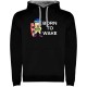 суичър,мъжки,пуловери,kruskis,born,to,wake,two,colour,hoodie,black,grey,(black)