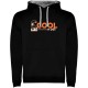 суичър,мъжки,пуловери,kruskis,cool,on,bike,two,colour,hoodie,black,grey,(black)