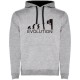 суичър,мъжки,пуловери,kruskis,evolution,climbing,two,colour,hoodie,heather,grey,black,(grey)