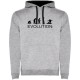 суичър,мъжки,пуловери,kruskis,evolution,snowboard,two,colour,hoodie,heather,grey,black,(grey)