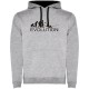 суичър,мъжки,пуловери,kruskis,evolution,spearfishing,two,colour,hoodie,heather,grey,black,(grey)