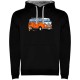 суичър,мъжки,пуловери,kruskis,hippie,van,skate,two,colour,hoodie,black,grey,(black)