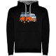 суичър,мъжки,пуловери,kruskis,hippie,van,snowboard,two,colour,hoodie,black,grey,(black)