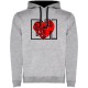 суичър,мъжки,пуловери,kruskis,i,love,downhill,two,colour,hoodie,heather,grey,black,(grey)