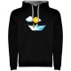 суичър,мъжки,пуловери,kruskis,paper,boat,two,colour,hoodie,black,grey,(black)